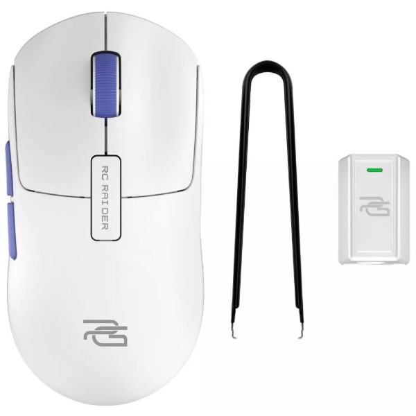 Фото - Миша бездротова ігрова Proove Gaming RC Raider 8K white/purple (WMRR00122017)